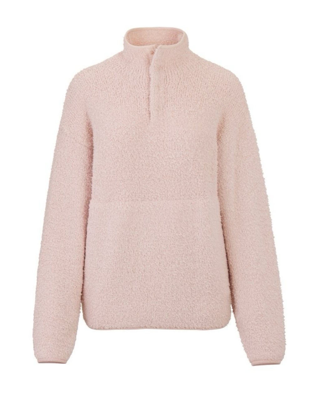 Skims Cozy Knit Pullover Women's Pink Sherpa Sweater Jacket